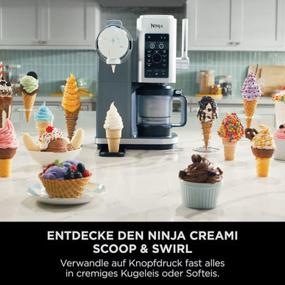 Ninja Creami Scoop & Swirl 13-in-1 Softeis & Eismaschine