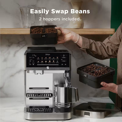 Ninja AutoBarista™ Pro Vollautomatische Espressomaschine aus Edelstahl